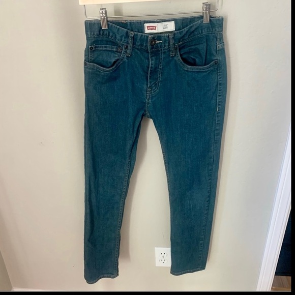 LEVI’S 511 Slim Boys Jeans Mid-Rise Denim Size 16 - Picture 11 of 16